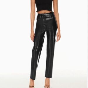 Aritzia Wilfred Leather Pants Size 00